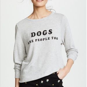WILDFOX Dogs are People Too Sweatshirt